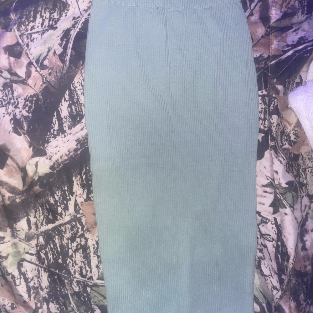Elegant Green Women's long Skirt
